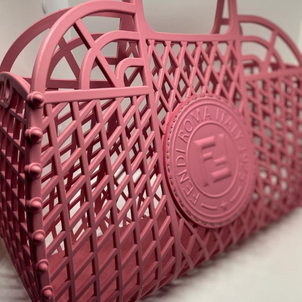 Fendi Pink Basket Bag